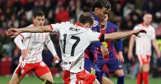 জিরোনার বিপক্ষে ২ গোলে হারলো বার্সেলোনা